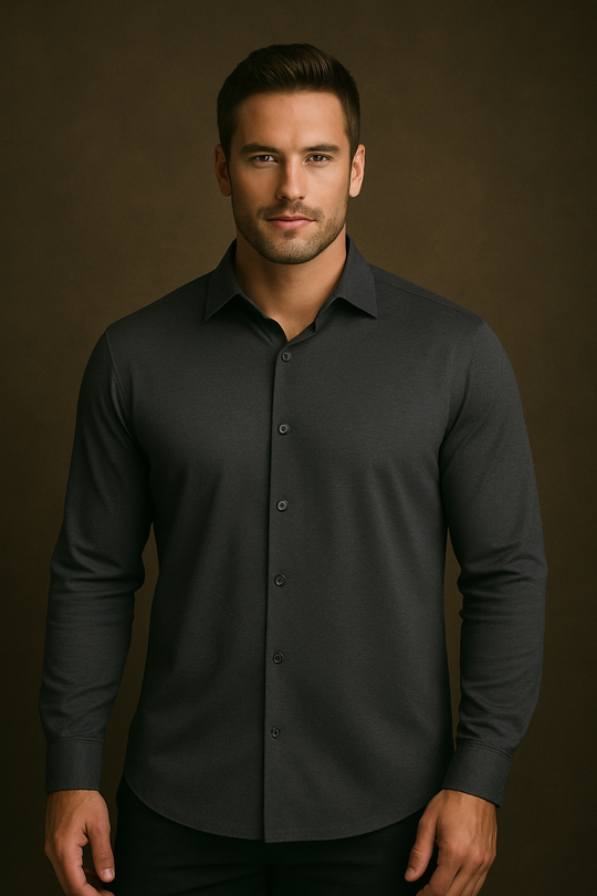 H_J Dress Shirt #Galaxy Grey