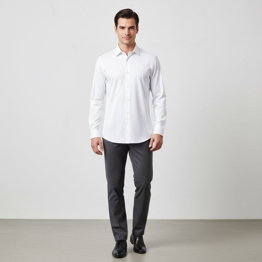 H_J Dress Shirt #color_polar-white