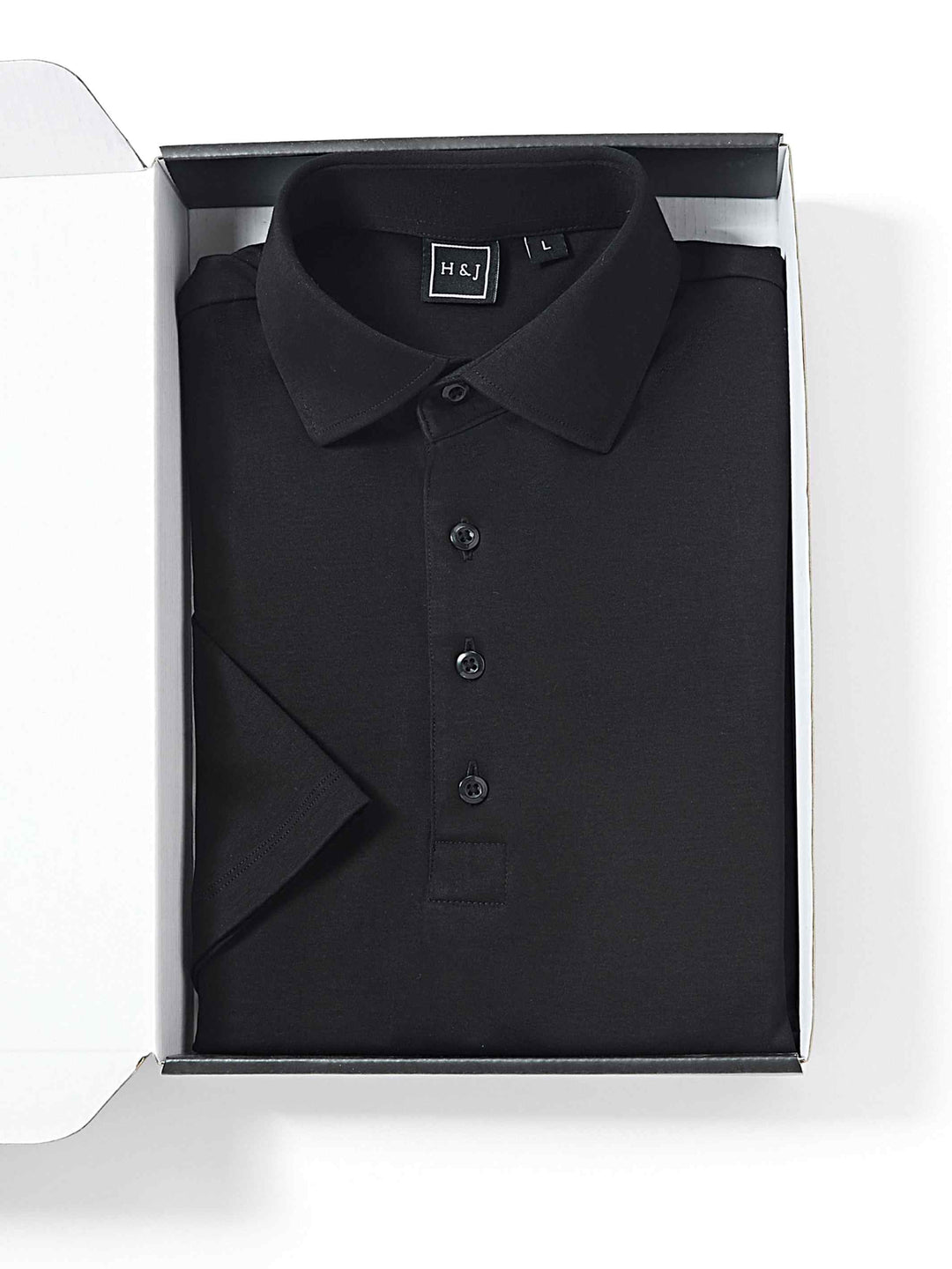 H & J Dress Polo colar #color_rich-black