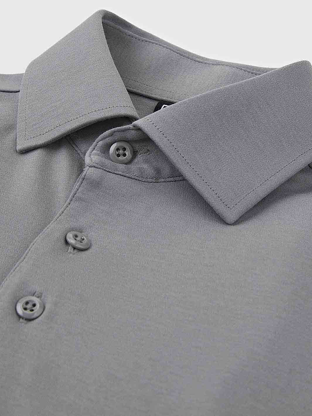 H & J Dress Polo collar #color_silver-smoke